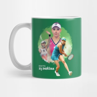 Elena Rybakina cartoon Mug